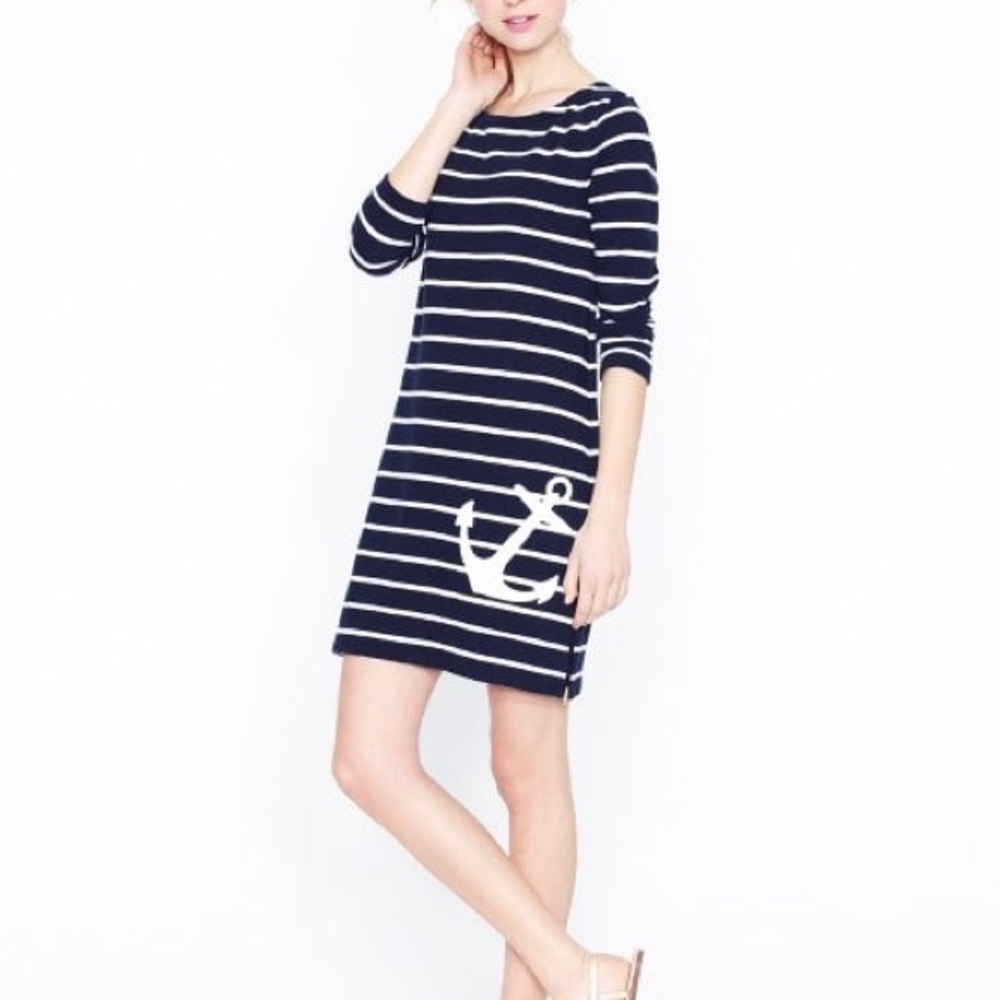 J Crew Anchor Tee Dress